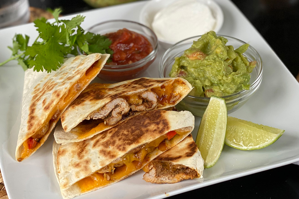 Pork Fajita Quesadilla – Kid Friendly
