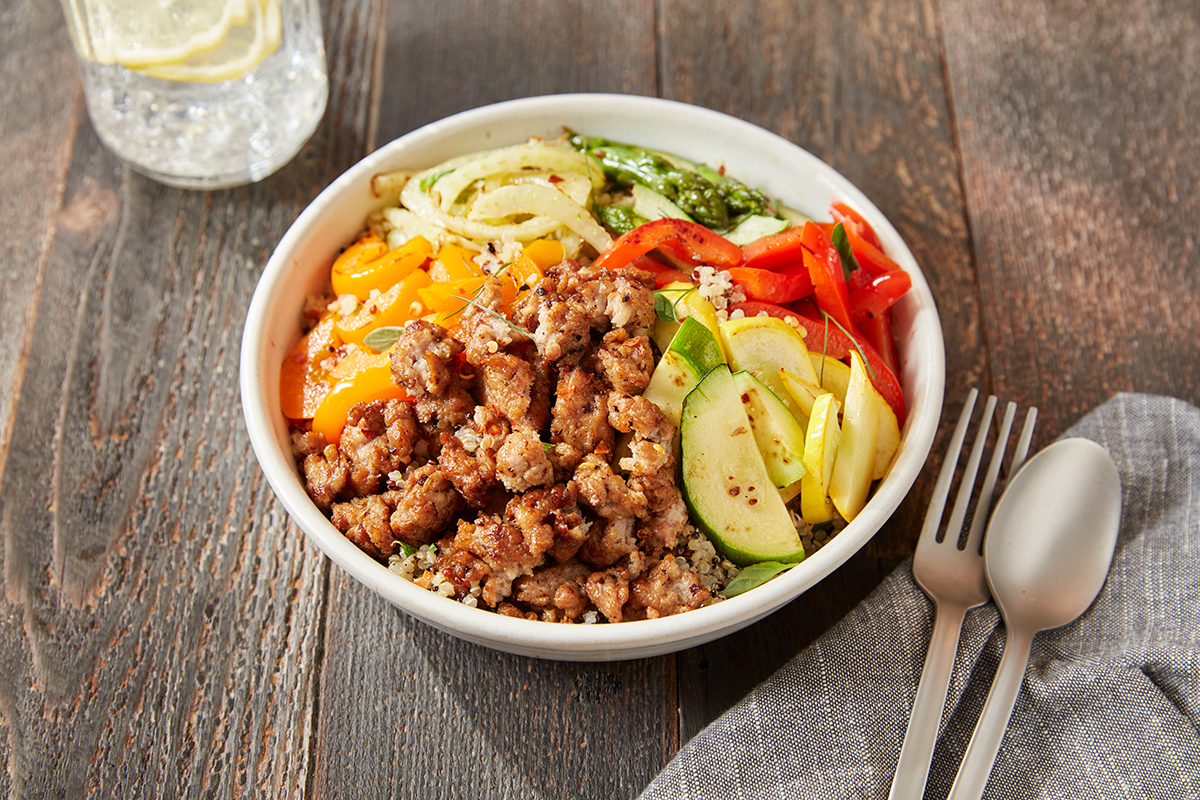 Italian Sausage Vegetable Bowl