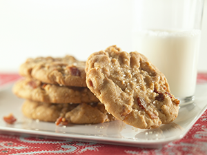 Bacon and Peanut Butter Cookies