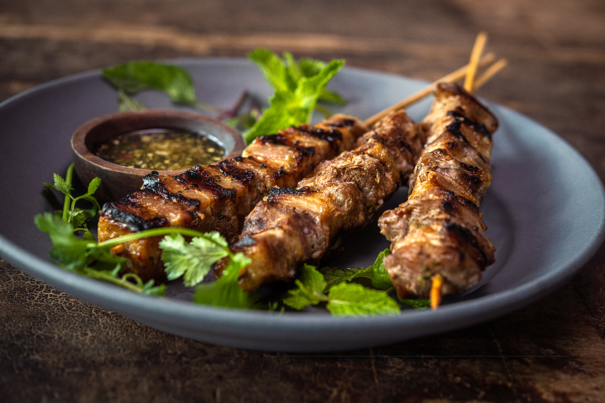 Mu Ping Grilled Pork Skewers