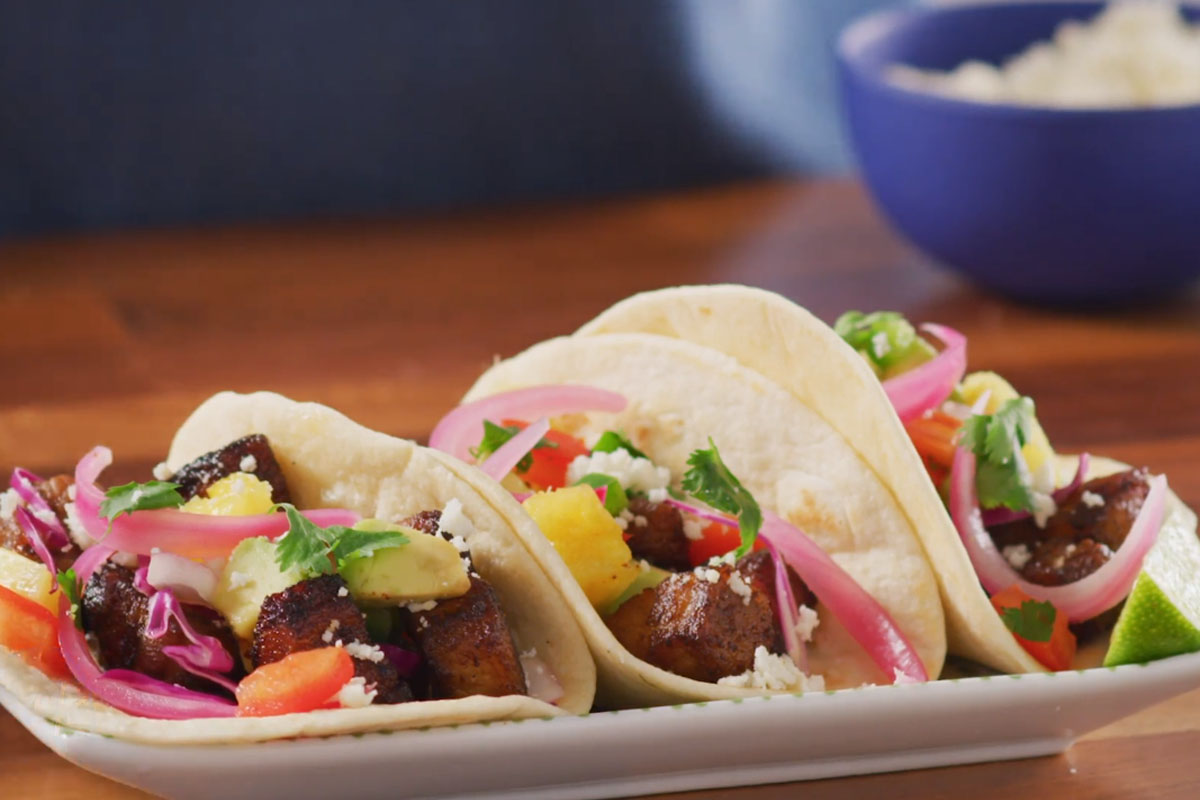 Air Fryer Pork Belly Tacos