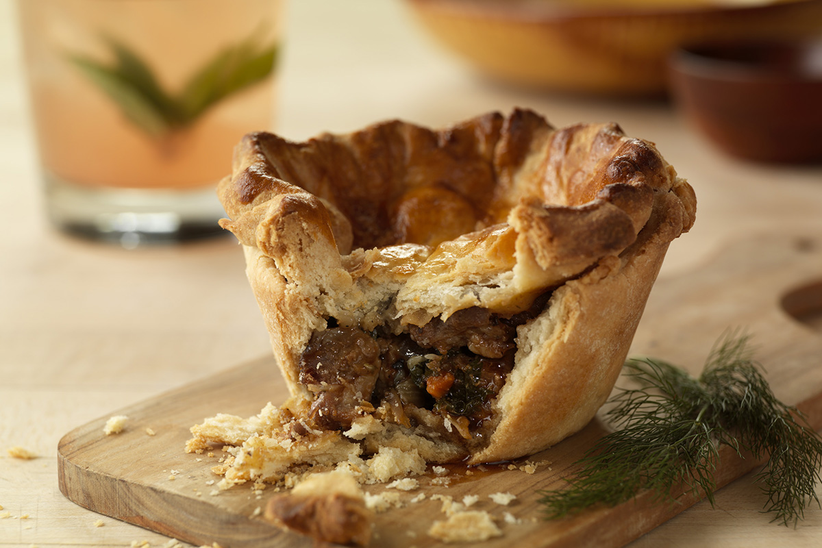 Pork and Stinging Nettle Pie