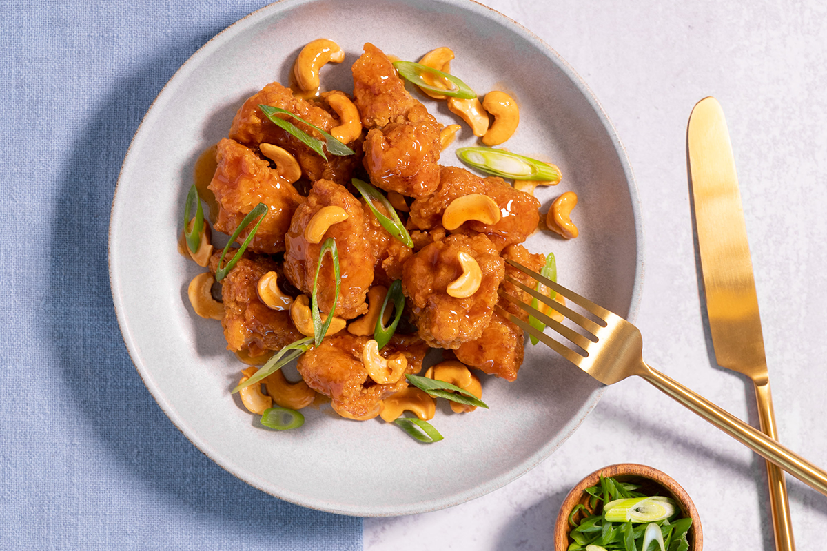 Cashew Pork With Sweet Asian Chili Sauce
