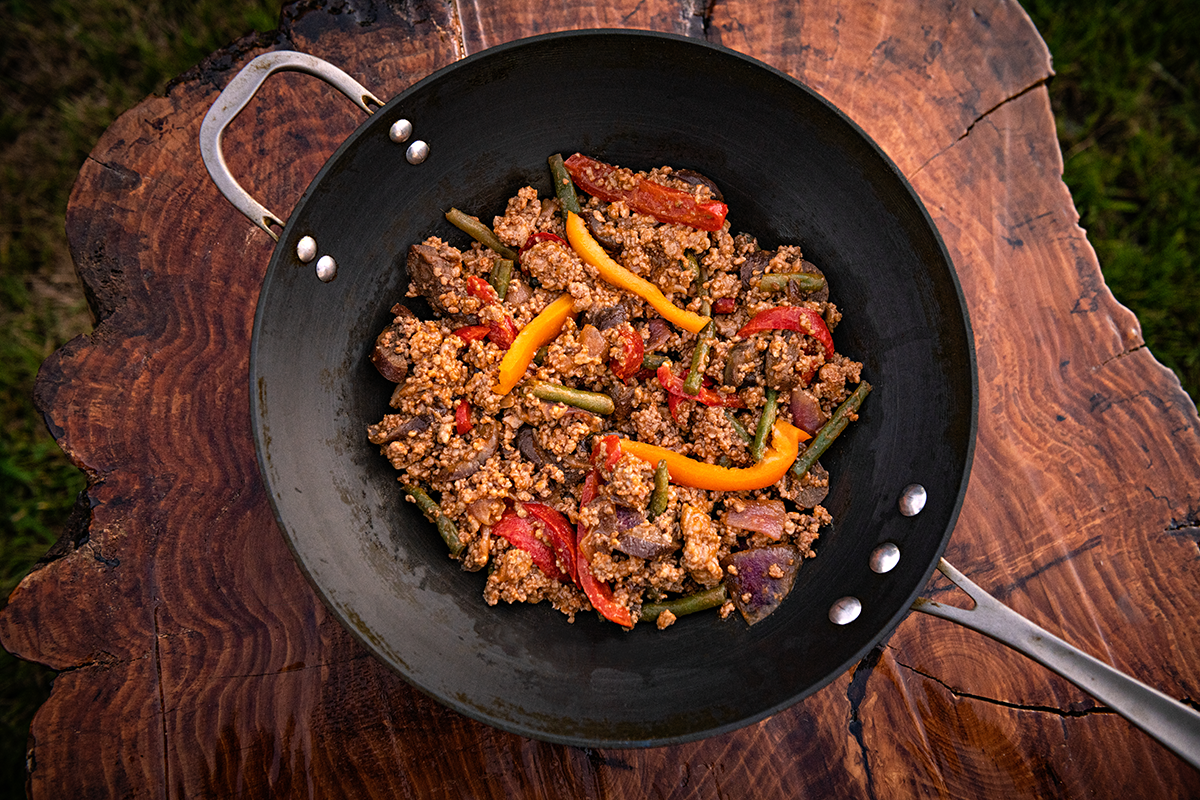 Garlic Sriracha Pork Stir Fry