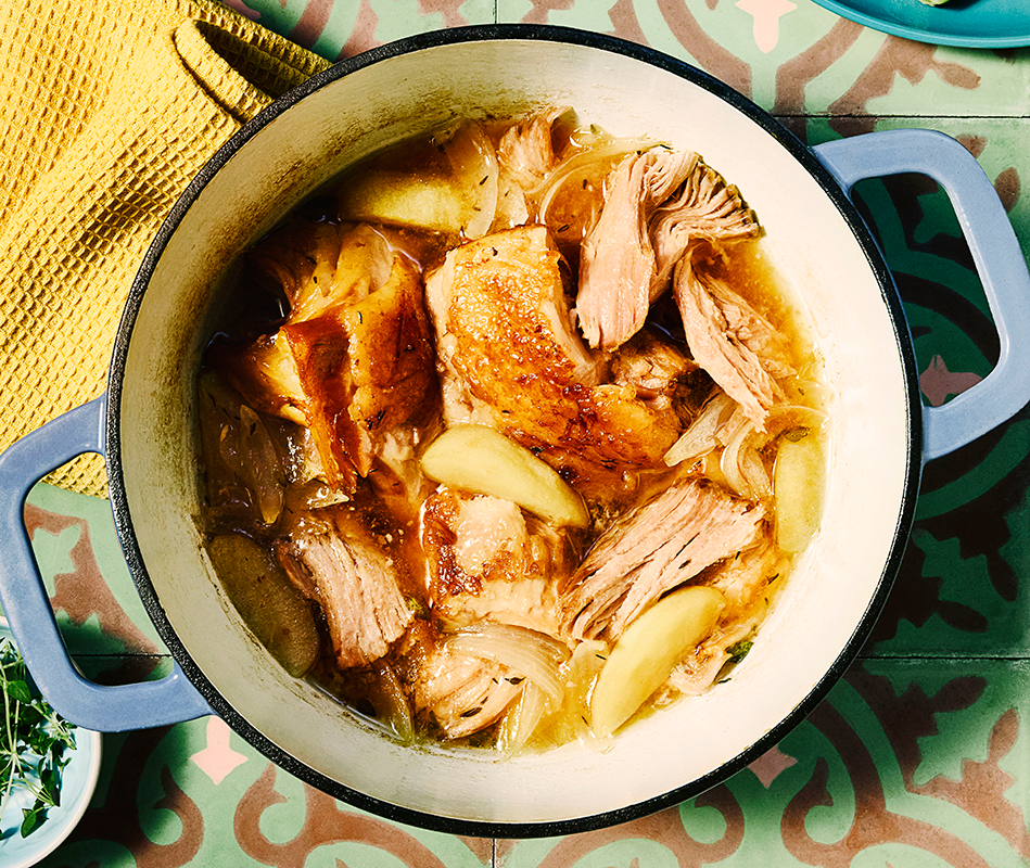 Apple Cider Braised Pork Shoulder