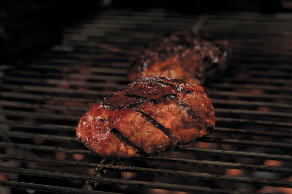 Double Smoky Ribs with Bacon-Bourbon BBQ Sauce