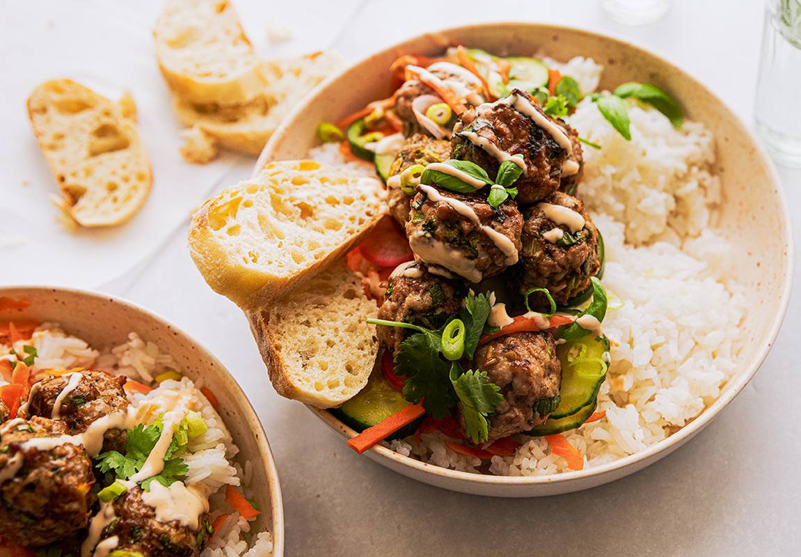 Pork Banh Mi Bowls