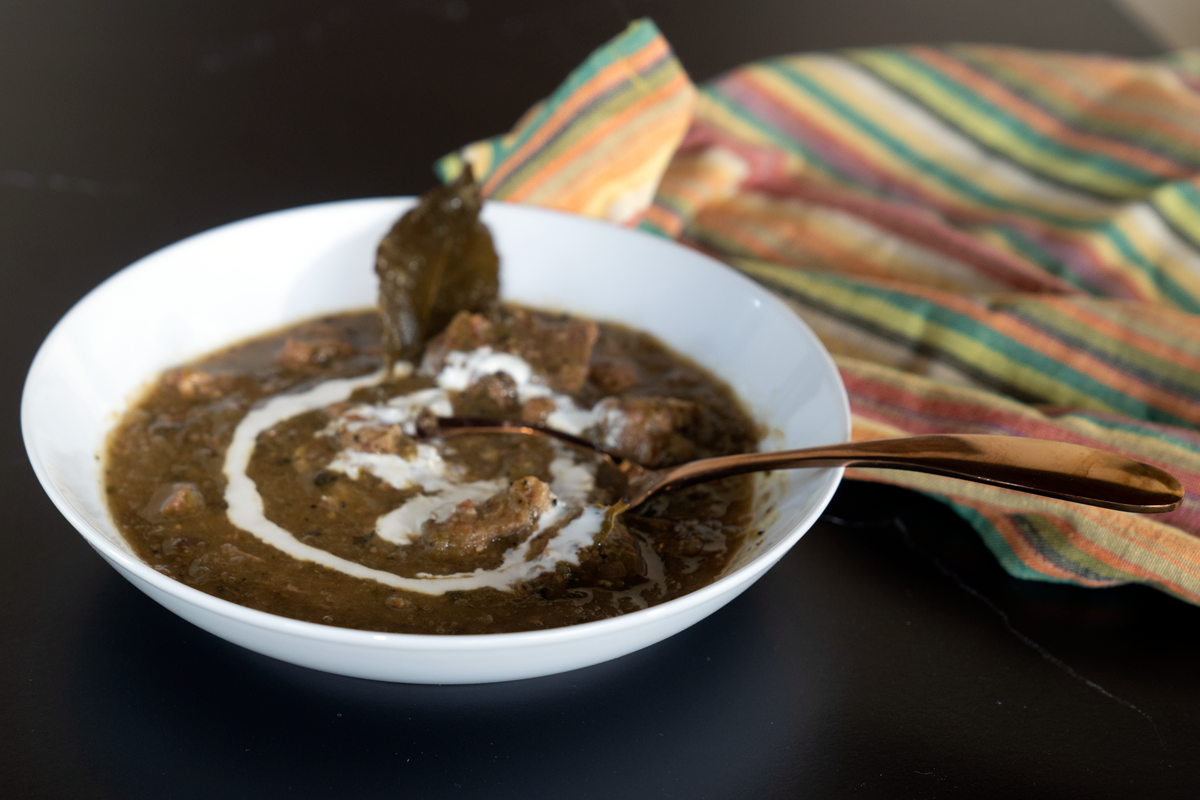 Chile Verde with Lime Crema