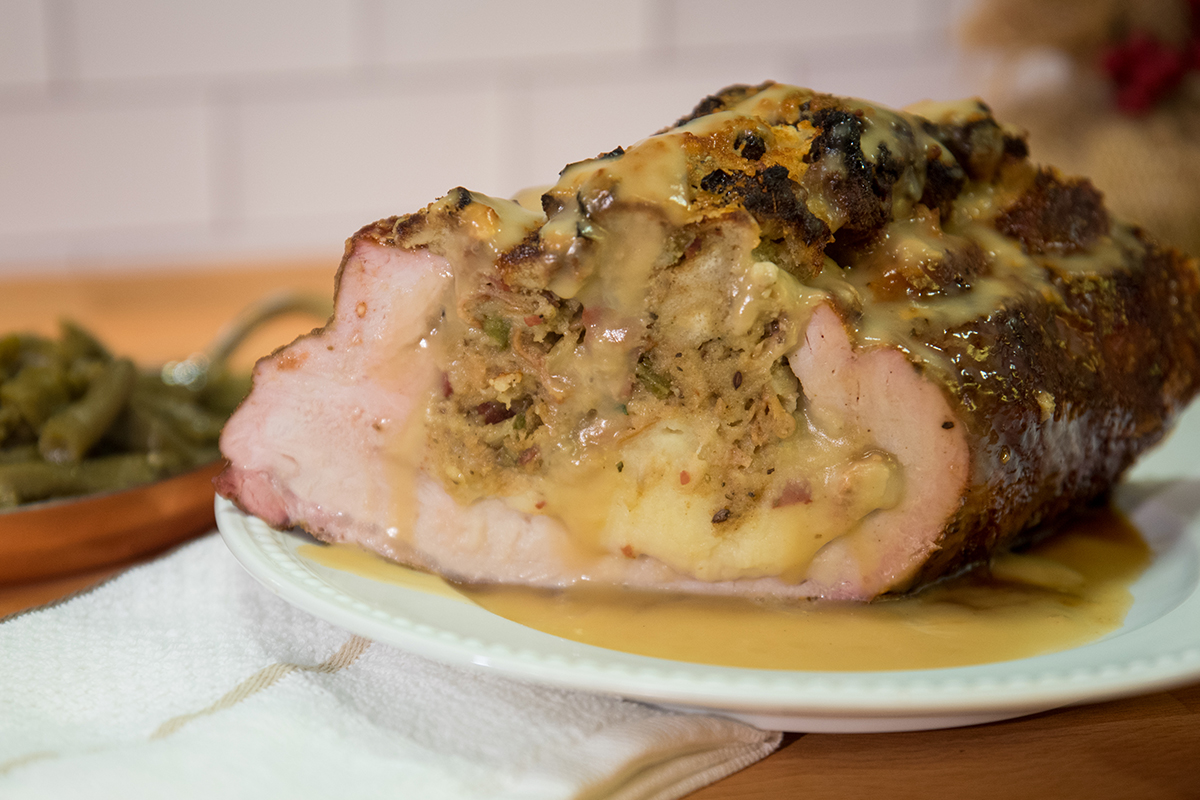 Whole Stuffed Pork Loin