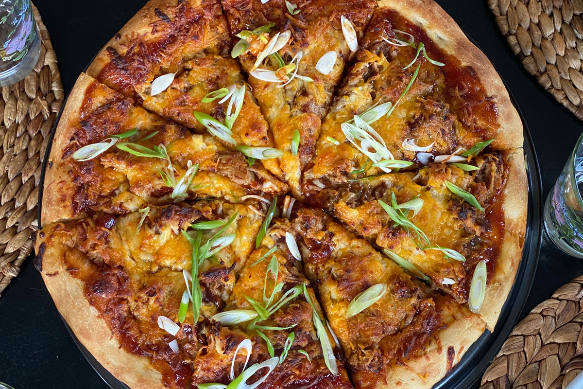 BBQ Pulled Pork Pizza