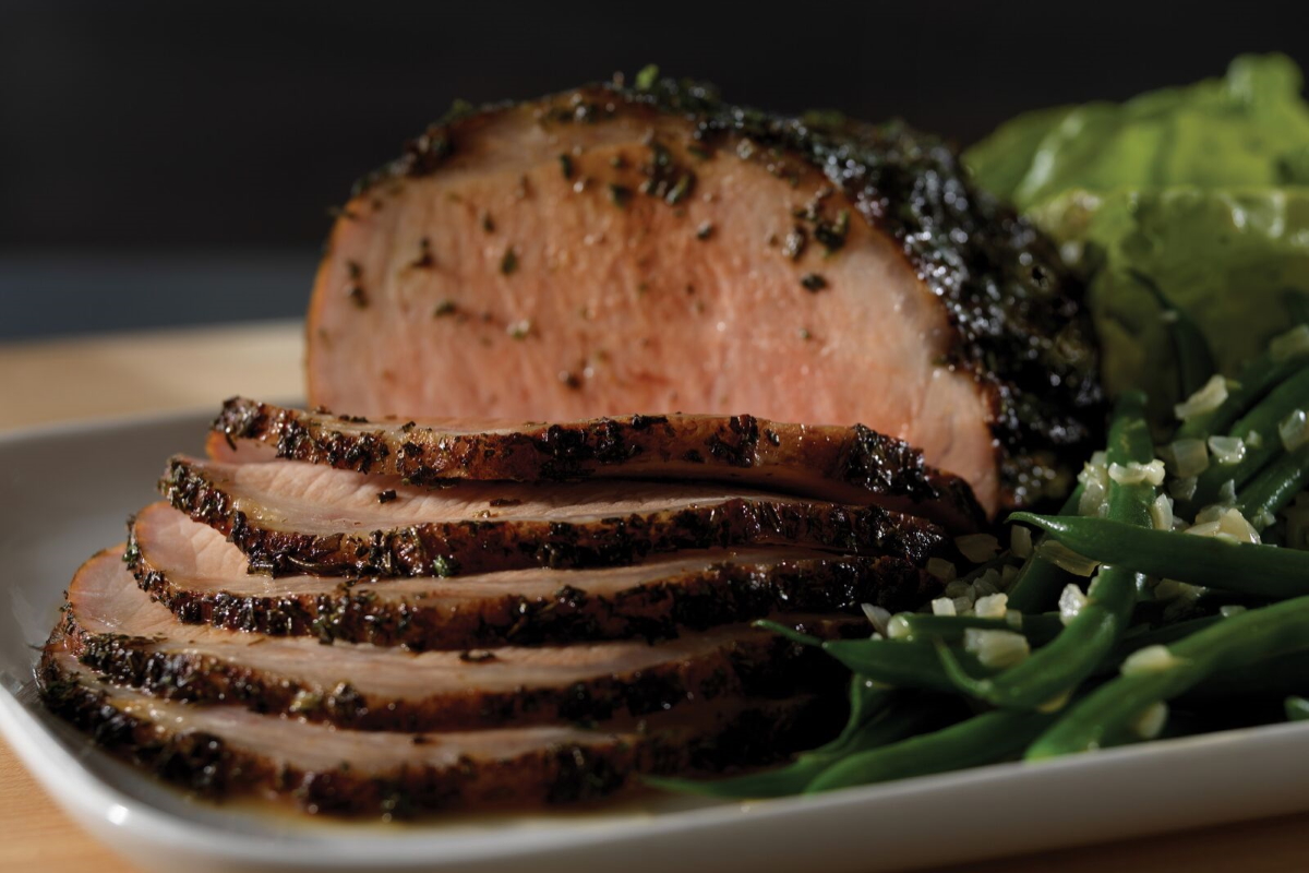 Herb Crusted Roasted Pork Roast