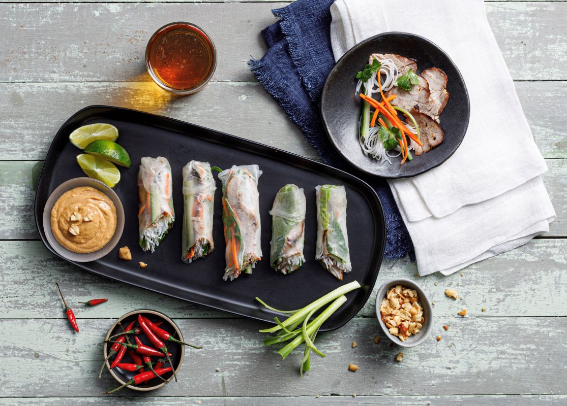 Vietnamese Pork Summer Rolls