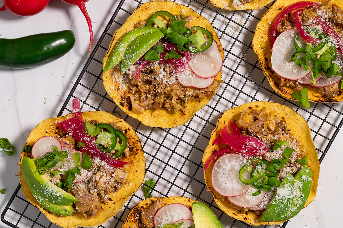 Pork Tostadas