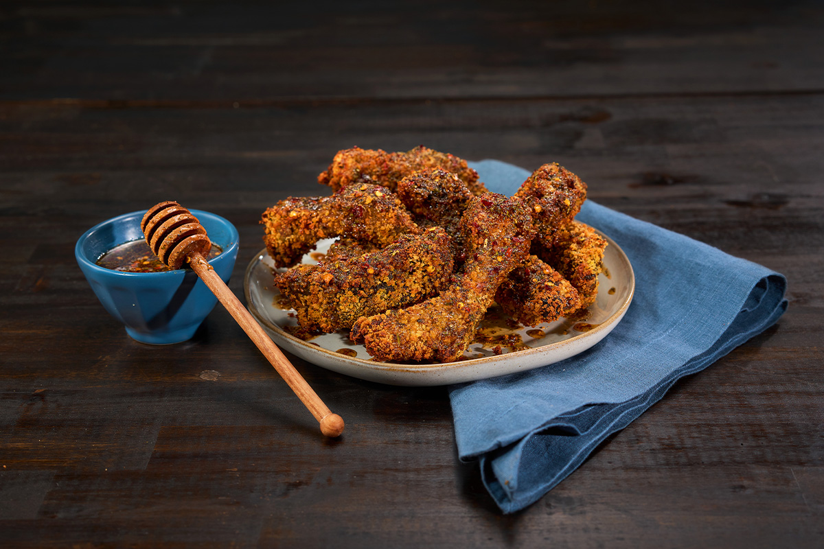 Hot Honey Air Fried Pork Backribs