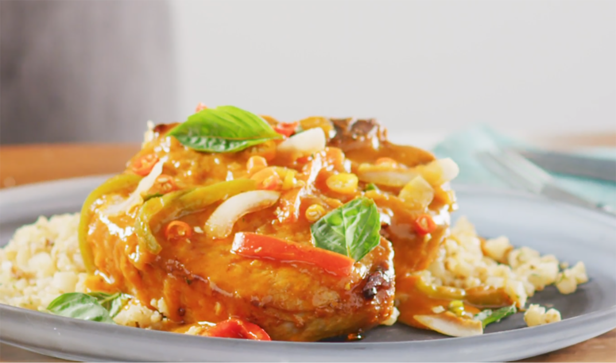 Pressure Cooker Thai Pork-Chop Curry