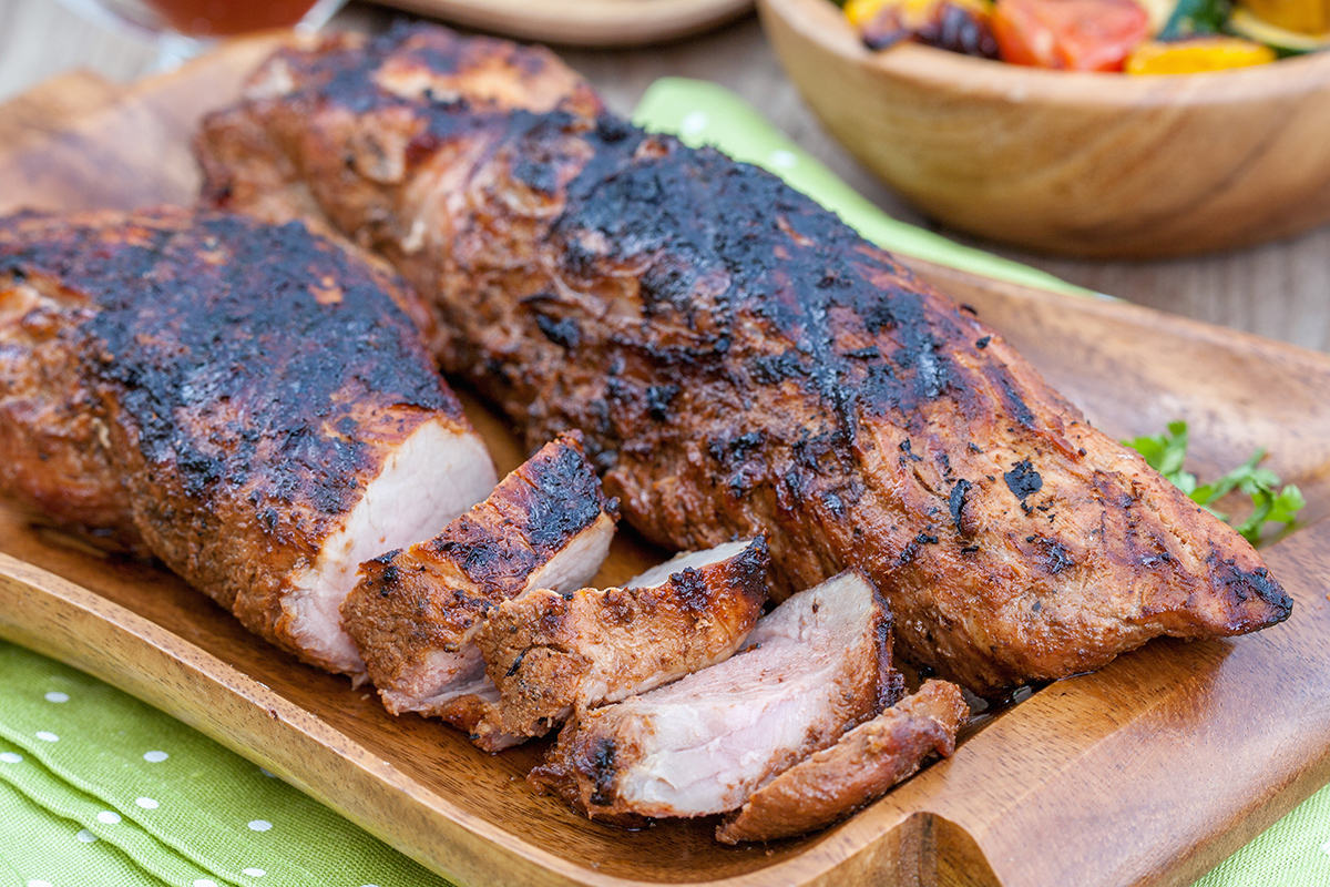 Caribbean Grilled Pork Tenderloin
