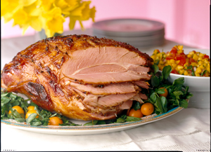 Baked Ham with Mojo Sauce