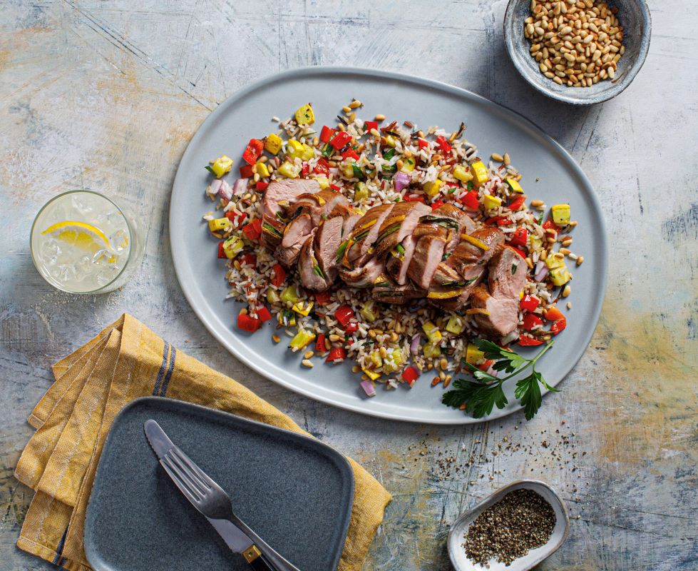 Braided Pork Tenderloin