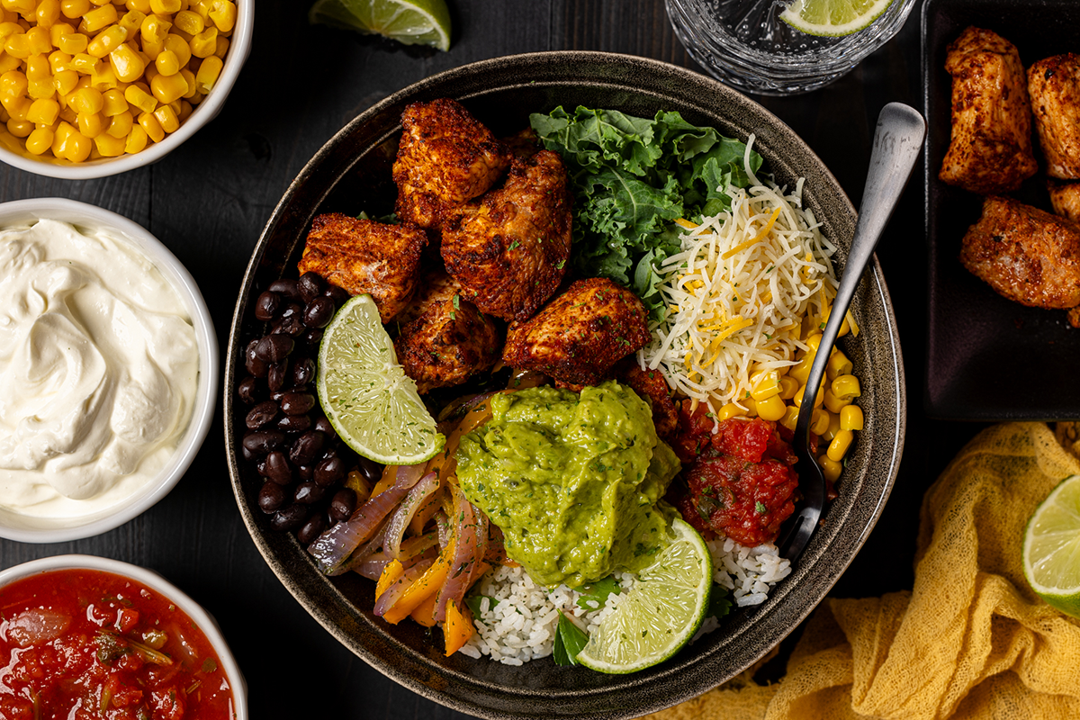 Pork Chop Burrito Bowl