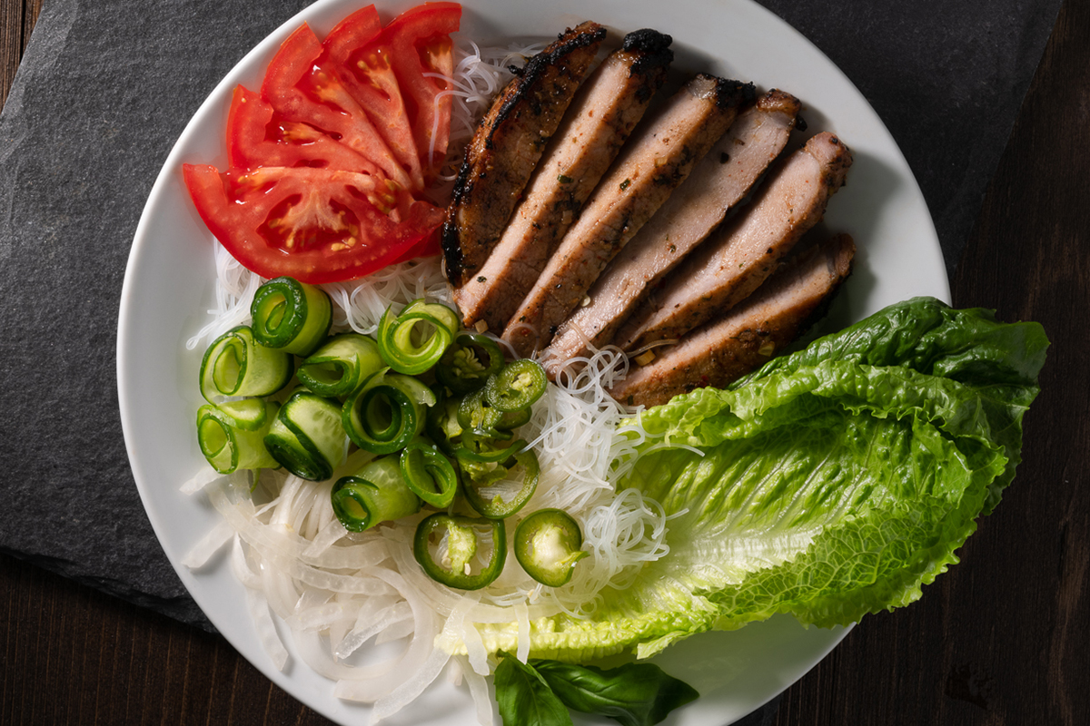 Vietnamese Pork Cold Noodle Bowl