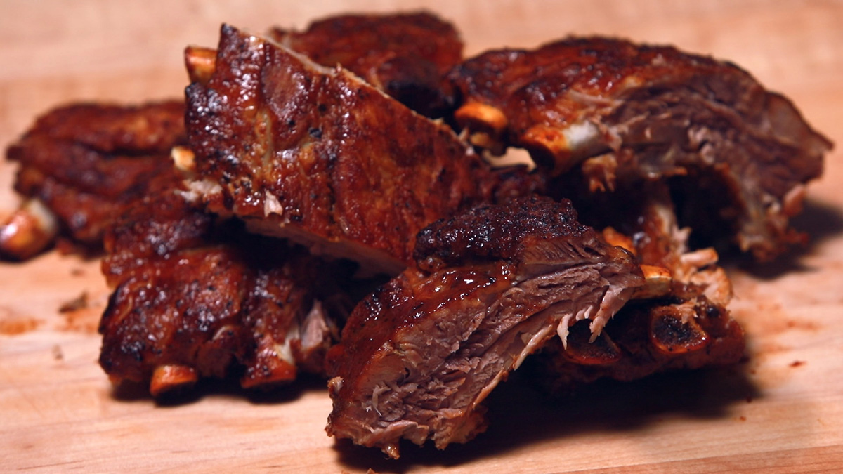 Pressure Cooker Grilled Ribs
