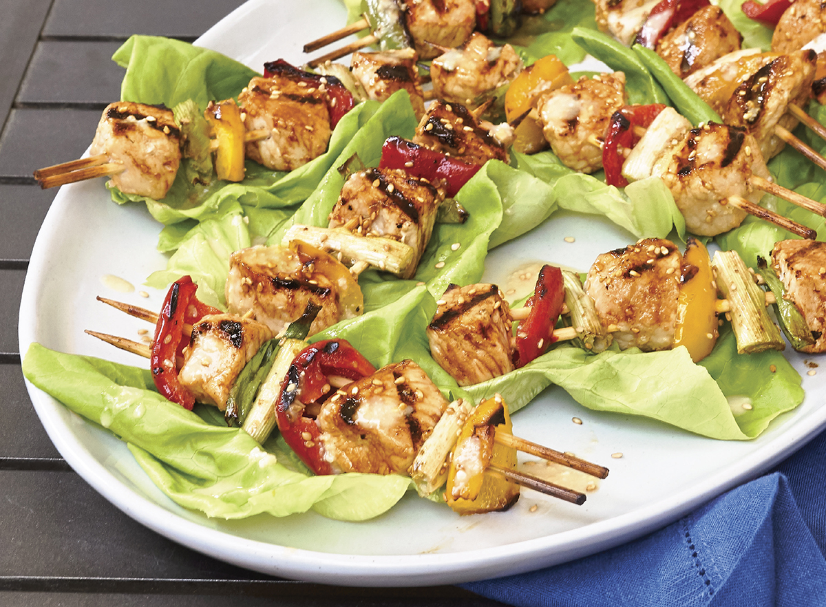 Miso-Ginger Pork Kabobs