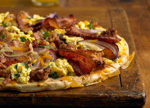 Breakfast Sausage Pizza