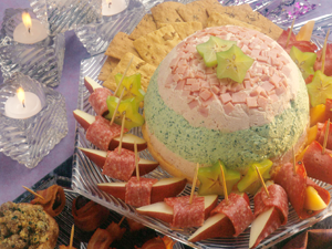 Roasted Red Pepper, Ham and Parsley Pâté
