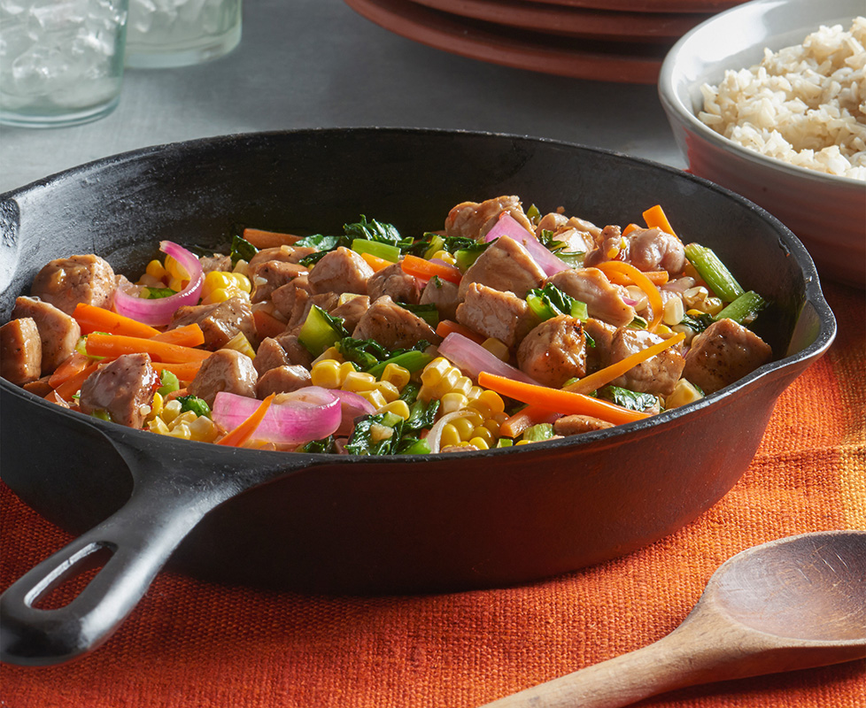 Spicy-Sweet Pork Stir Fry