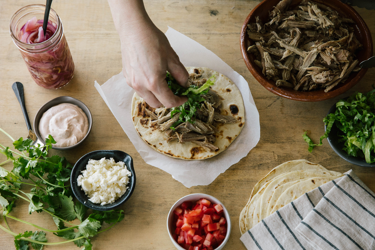 Pork Shoulder Butt Soft Tacos