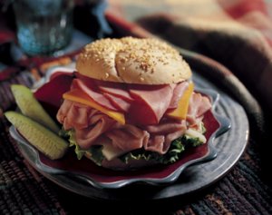 Country Ham Garden Sandwich