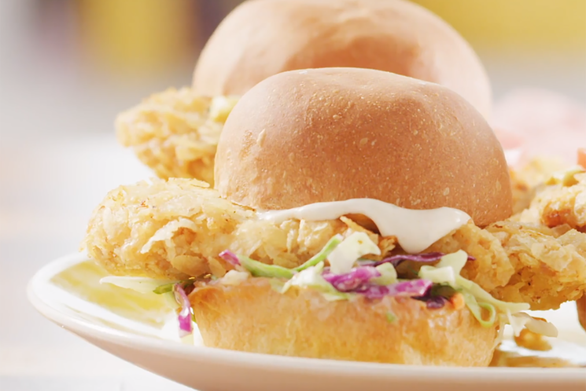 Air Fryer Hometown Pork Tenderloin Sliders