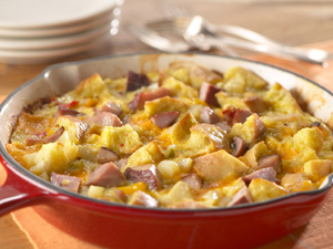 Anytime Ham and Cheese Frittata