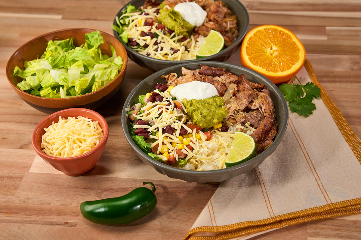 Carnitas Burrito Bowls