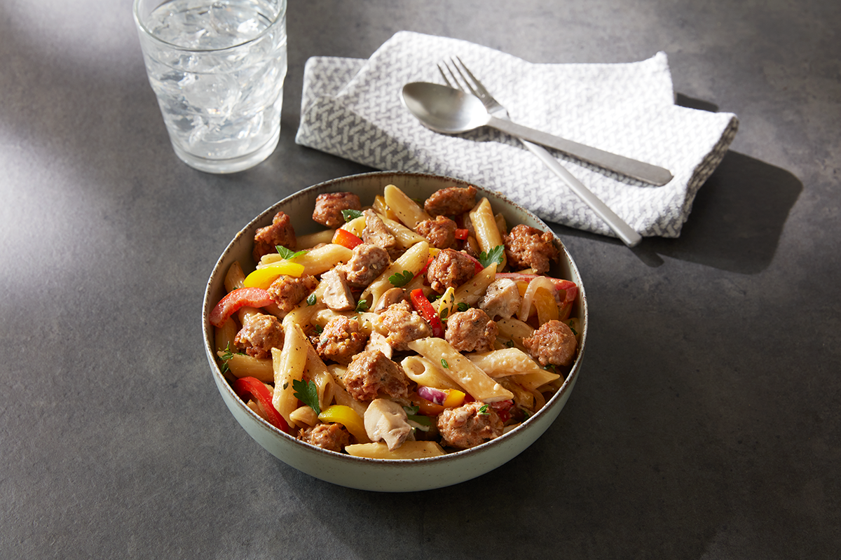 Nashville Hot Sausage Pasta