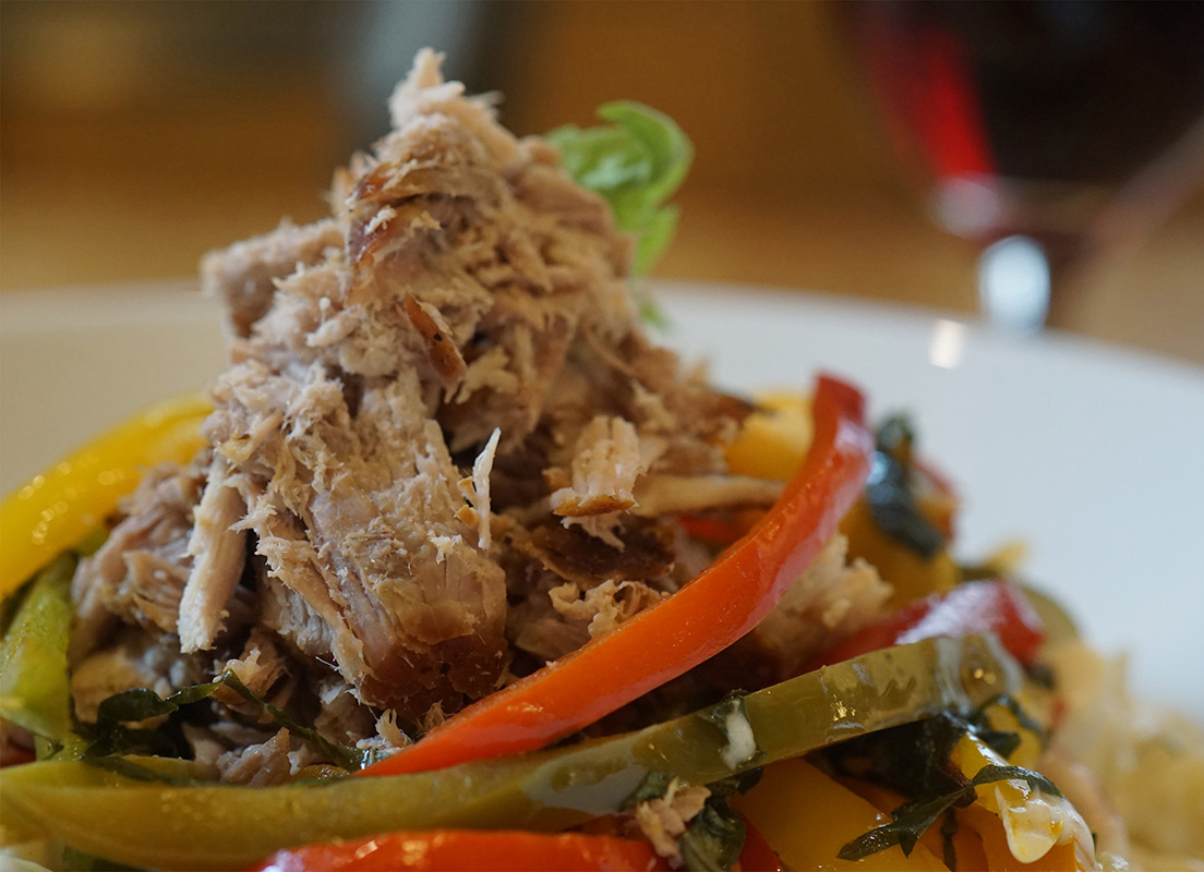 Braised Pork Sirloin Peperonata