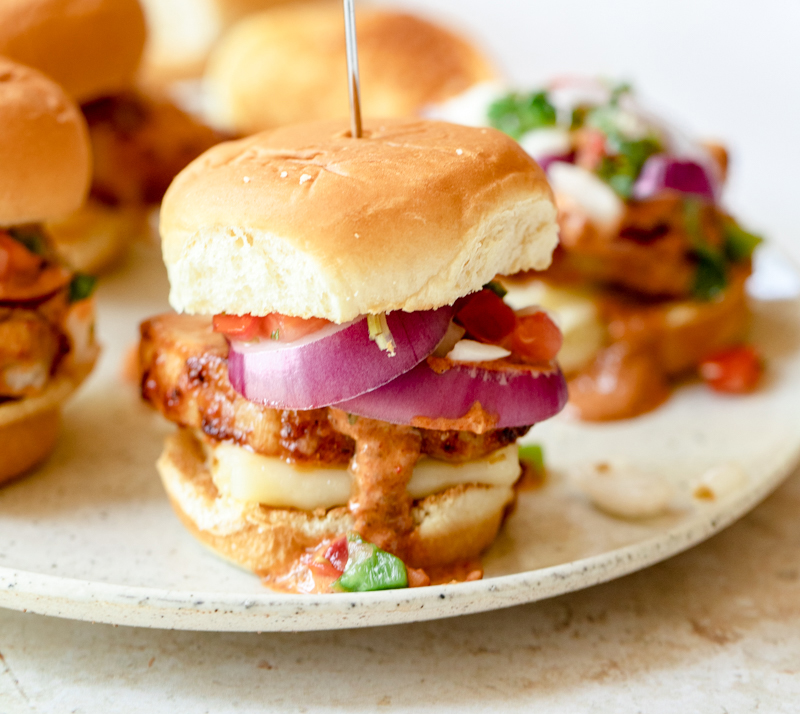 Adobo Air Fried Pork Chop Sliders