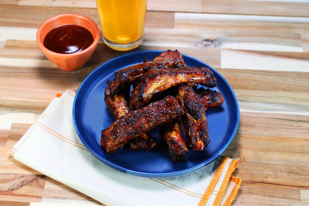 Air Fryer Honey BBQ Backribs